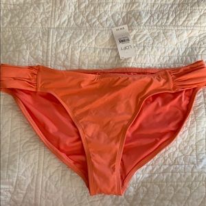NWT Ann Taylor Loft Coral swimsuit bottoms size L